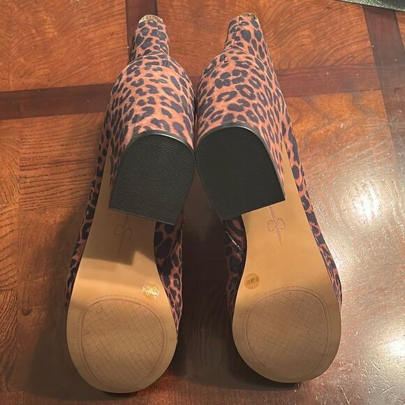 Jessica Simpson Cheetah Print Platform Ankle Boots(Size 9.5M) - Picture 3 of 10